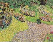 Vincent Van Gogh Garden in Auvers Spain oil painting artist